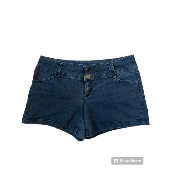 Revolution Kate Dark Wash Denim Shorts -Size 32 - Picture 1 of 10